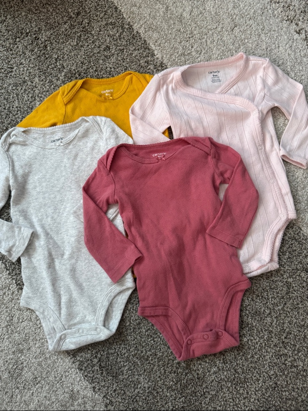 Carter's Long Sleeve One-Piece x4